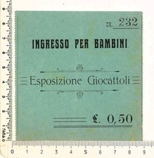 Biglietto per bambini usato  Genova