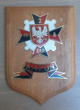 Blason bois insigne d'occasion  Aire-sur-la-Lys