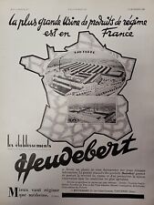 Suplementos Dietéticos Heudebert 1930 L'illustration Mag Impresión Anuncio FRANCESAS Fábricas segunda mano  Embacar hacia Argentina