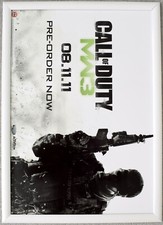 Call Of Duty Modern Warfare 3 Raro PS3 Xbox 360 42cm X 59cm pôster promocional #1 comprar usado  Enviando para Brazil