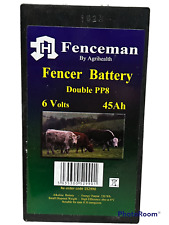 Bateria Fenceman dupla PP8 6v 45Ah energizador alcalino esgrimista linha direta GRÁTIS P&P comprar usado  Enviando para Brazil