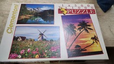 Puzzle clementoni 2x1000 usato  Vivaro Romano