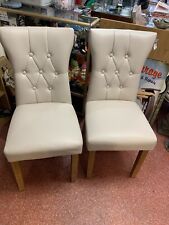 Two cream faux for sale  EVESHAM