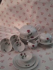 Teeservice porzellan 6 gebraucht kaufen  Heikendorf