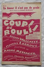 Partition ancienne 1930 d'occasion  France