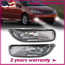 Usado, Par de lâmpadas de para-choque dianteiro faróis de neblina direita esquerda para Toyota Corolla 2003-2004 1.8L comprar usado  Enviando para Brazil