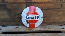 Plaque émaillée gulf d'occasion  Port-Saint-Louis-du-Rhône