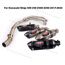 Para Kawasaki Ninja 400 Z400 EX400 2017-2022 Motocicleta Front Link Pipe Mufflers, usado comprar usado  Enviando para Brazil