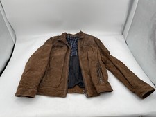 mens black rivet leather jacket for sale  Fredericksburg
