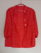 Blouse chemise rouge d'occasion  Lattes