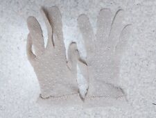 Netz handschuhe beige gebraucht kaufen  Deutschland