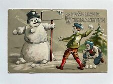 Weihnachten präge karte gebraucht kaufen  Raubling
