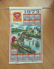 Torchon calendrier 1973 d'occasion  Paris IV