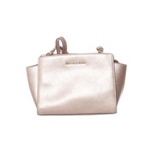 Michael Kors, torba na ramię, Selma, damska, skóra, złoto, jednokolorowa, 26, 10 #Dgw na sprzedaż  PL