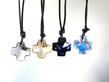 Kristallkreuz 45cm lederkette gebraucht kaufen  Herne