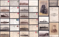 ENVIOS Cartões Postais Fotográficos Reais PPCs + CARIMBOS POSTAIS MARÍTIMOS ...PREÇO ÚNICO comprar usado  Enviando para Brazil