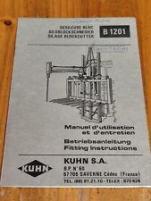 Kuhn siloblockschneider b1201 gebraucht kaufen  Spraitbach