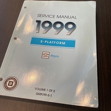 Service Manual Chevrolet Prism 1999, usado comprar usado  Enviando para Brazil