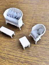 Miniature white wicker for sale  Englishtown