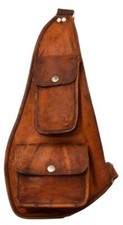 Bolsa de viagem 16" nova mochila de couro tiracolo cinto peitoral para homens e mulheres comprar usado  Enviando para Brazil