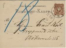 Germany 1887 postal gebraucht kaufen  Chemnitz