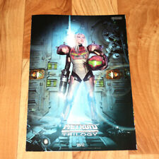 Pôster pequeno raro Metroid Prime Trilogy Nintendo Wii U Wii 40x30cm, usado comprar usado  Enviando para Brazil