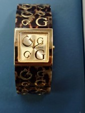 Relógio de quartzo feminino Guess TIMELESS G marrom resina mostrador dourado  comprar usado  Enviando para Brazil