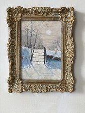 Antique impressionist landscap for sale  SALISBURY