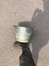 Vintage galvanized bucket for sale  HUNTINGDON