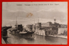 Postal De Taranto Pasaje Del Puente Giratorio De La R. Nave Nápoles ( C 43 ) comprar usado  Enviando para Brazil