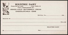 Vintage receipt rountree for sale  Clinton
