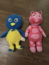 2006 Nick Jr Backyardigans Uniqua & Pablo 26" travesseiro de pelúcia animais de pelúcia, usado comprar usado  Enviando para Brazil