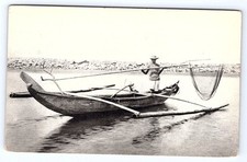Cartão postal filipino pescador com rede das Filipinas D405, usado comprar usado  Enviando para Brazil