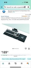 Bandeja de teclado ajustable Fellowes  segunda mano  Embacar hacia Mexico