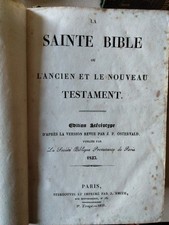 Sainte bible 1831 d'occasion  Quarré-les-Tombes