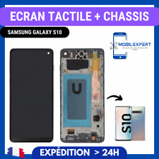 ECRAN LCD + VITRE TACTILE SUR CHASSIS SAMSUNG GALAXY S10 / S10e (G973F) segunda mano  Embacar hacia Argentina