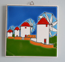 Vintage ceramic tile d'occasion  Expédié en Belgium