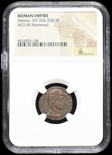 Usado, IMPÉRIO ROMANO. Helena. Mãe de Constantino, AD 324-328/30. Æ3, certificação NGC comprar usado  Enviando para Brazil