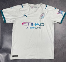 Usado, Camisa de futebol Manchester City 2021/2022 Puma Away tamanho M comprar usado  Enviando para Brazil