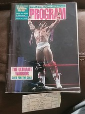 Wrestling federation program for sale  New Port Richey