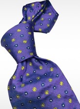 Usado, Roda Luxury Tie Vintage Pure Silk 9,5 Cm Micro Pattern Violet Blue Green Perfect comprar usado Usado, Roda Luxury Tie Vintage Pure Silk 9,5 Cm Micro Pattern Violet Blue Green Perfect comprar usado  Enviando para Brazil