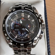 Usado, Casio Edifice Quartzo Analógico Masculino Red Bull Collaboration Vintage 450591752 comprar usado  Enviando para Brazil