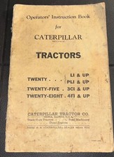 1942 CAT CATERPILLAR VINTE E CINCO OITO LIVRO DE INSTRUÇÕES DO OPERADOR DE TRATOR comprar usado  Enviando para Brazil