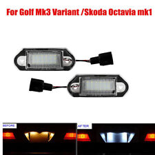 Par de lâmpadas LED para VW Golf MK3 Variant Skoda Octavia placa de matrícula comprar usado  Enviando para Brazil