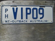 Placa de licença c2000 Northern Territory limusine personalizada/aluguel privado P/H VIP09, usado comprar usado  Enviando para Brazil