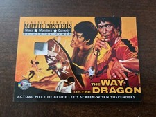 Coleção Bruce Lee 2008. Suspensórios usados na tela remendo relíquia Kato Green Hornet VL2 comprar usado  Enviando para Brazil