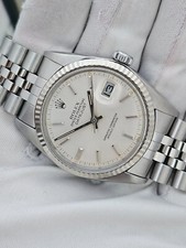 Rolex datejust silver for sale  BEDFORD