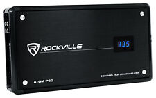 Usado, Amplificador Rockville ATOM P60 4800 Watt pico/1200w RMS 2 canais marinho/barco comprar usado  Enviando para Brazil