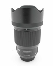 Lente de arte Sigma 85mm F/1.4 DG HSM para Nikon F Mount Hood & Caps (#19395) comprar usado  Enviando para Brazil
