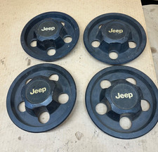 Tampa de roda Jeep Cherokee calota aro central cubo OE preta XJ cromada fabricante de equipamento original comprar usado  Enviando para Brazil